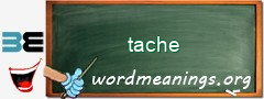 WordMeaning blackboard for tache